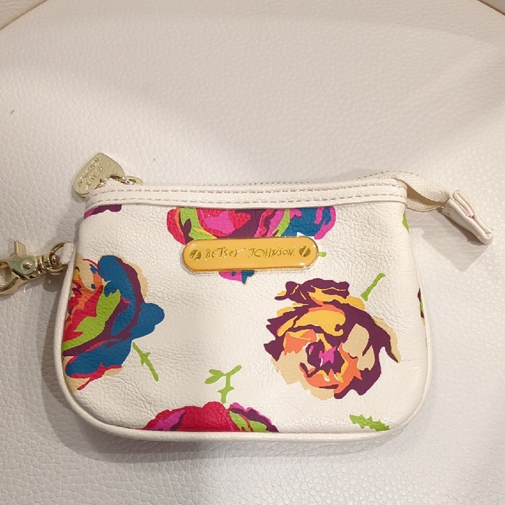 Betsey Johnson Colorful Floral Wristlet - Picture 2 of 5